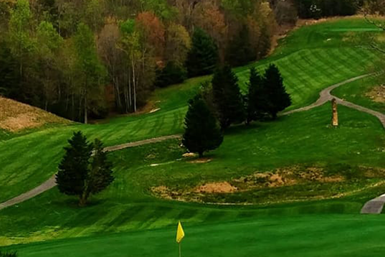 view of golf course